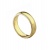 CLASSIC YELLOW GOLD BAND WHITE EDGE BAND 