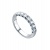 FILIGREE HALF ETERNITY WHITE GOLD RING