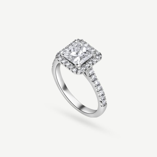 Asscher cut Engagement Ring