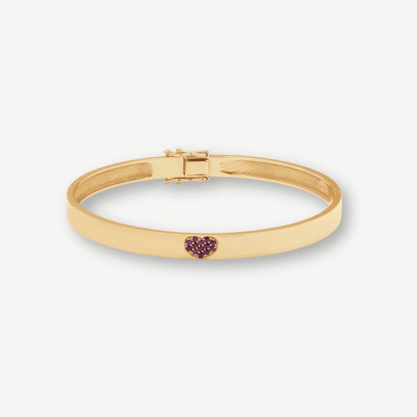 Ruby Heart Bracelet
