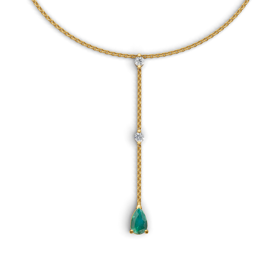 QUARTZ LARIAT NECKLACE