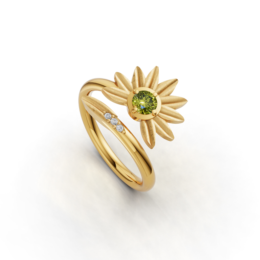OLIVE DAWN PERIDOT RING