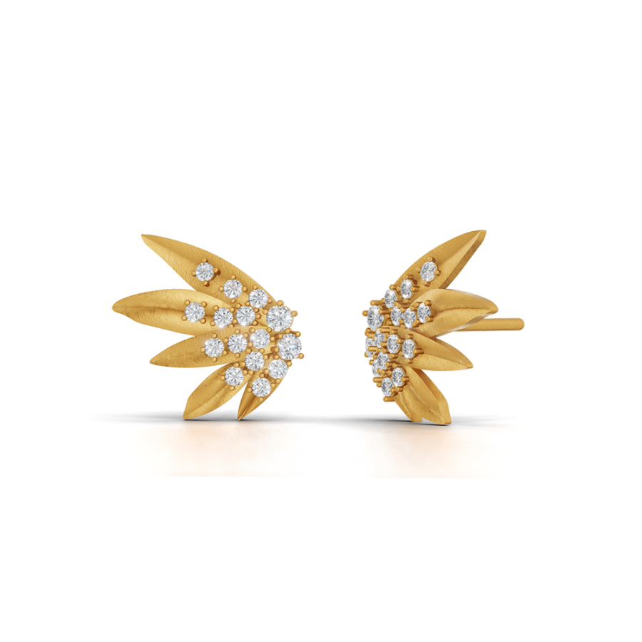 OLIVE RAY DIAMOND EARRINGS