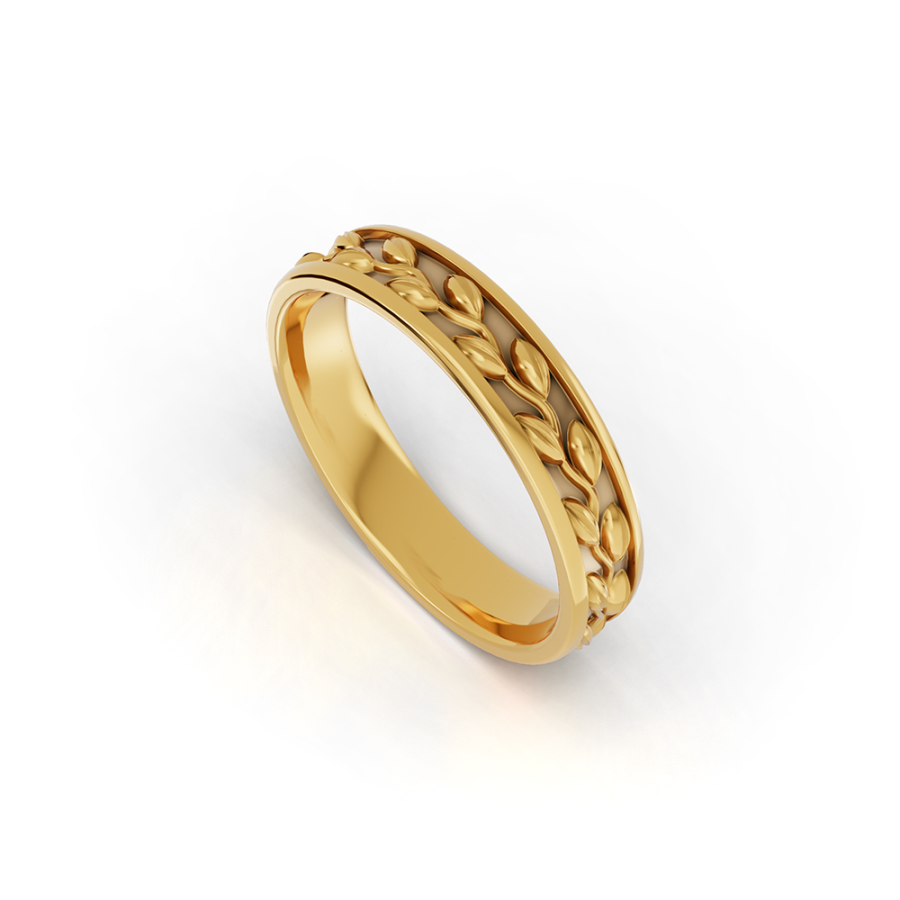 OLIVE LEAF GOLD BAND