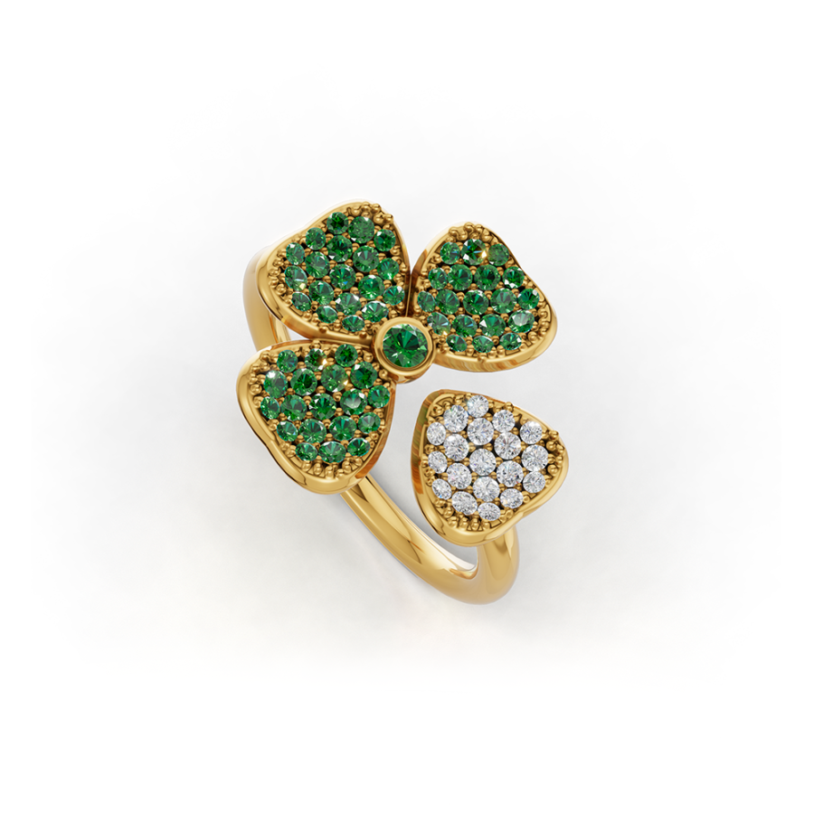 VERDANT CLOVER RING