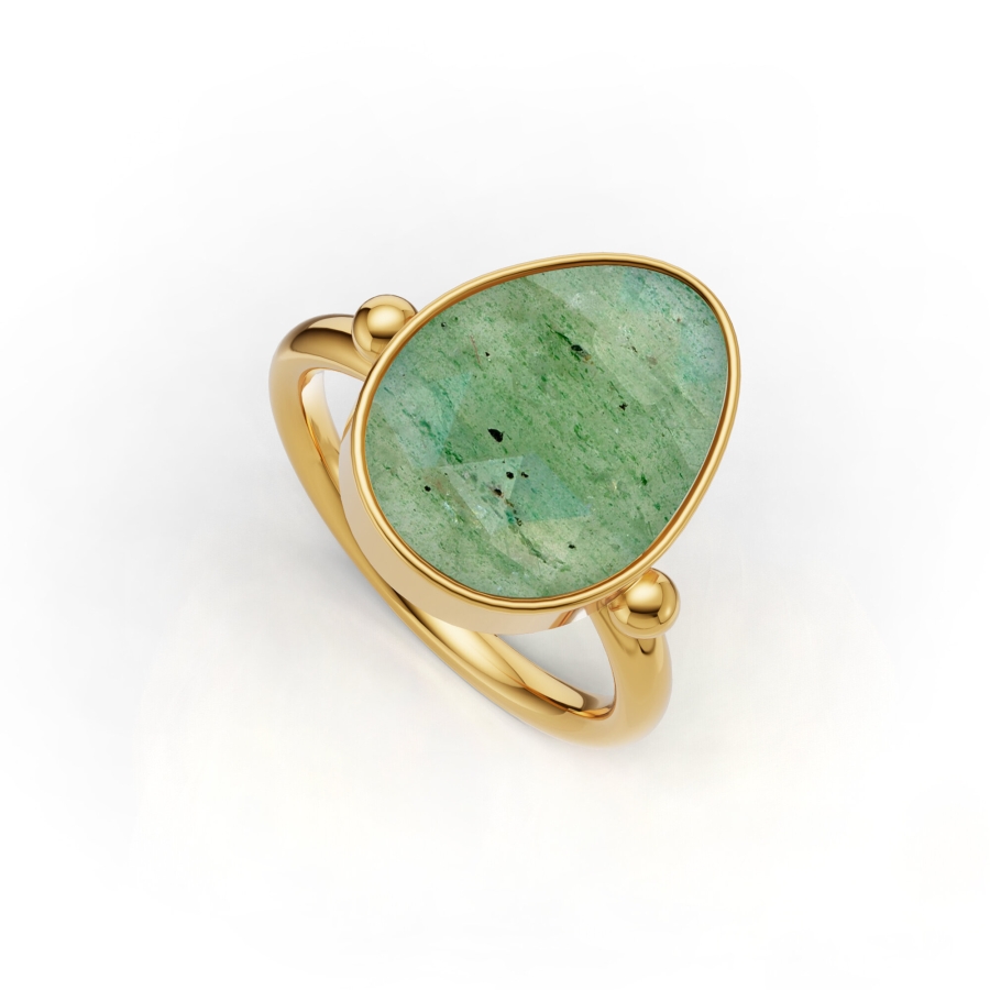 AVENTURINE OVAL RING