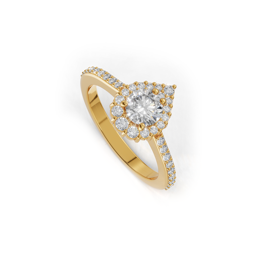 ZIRCON HALO RING