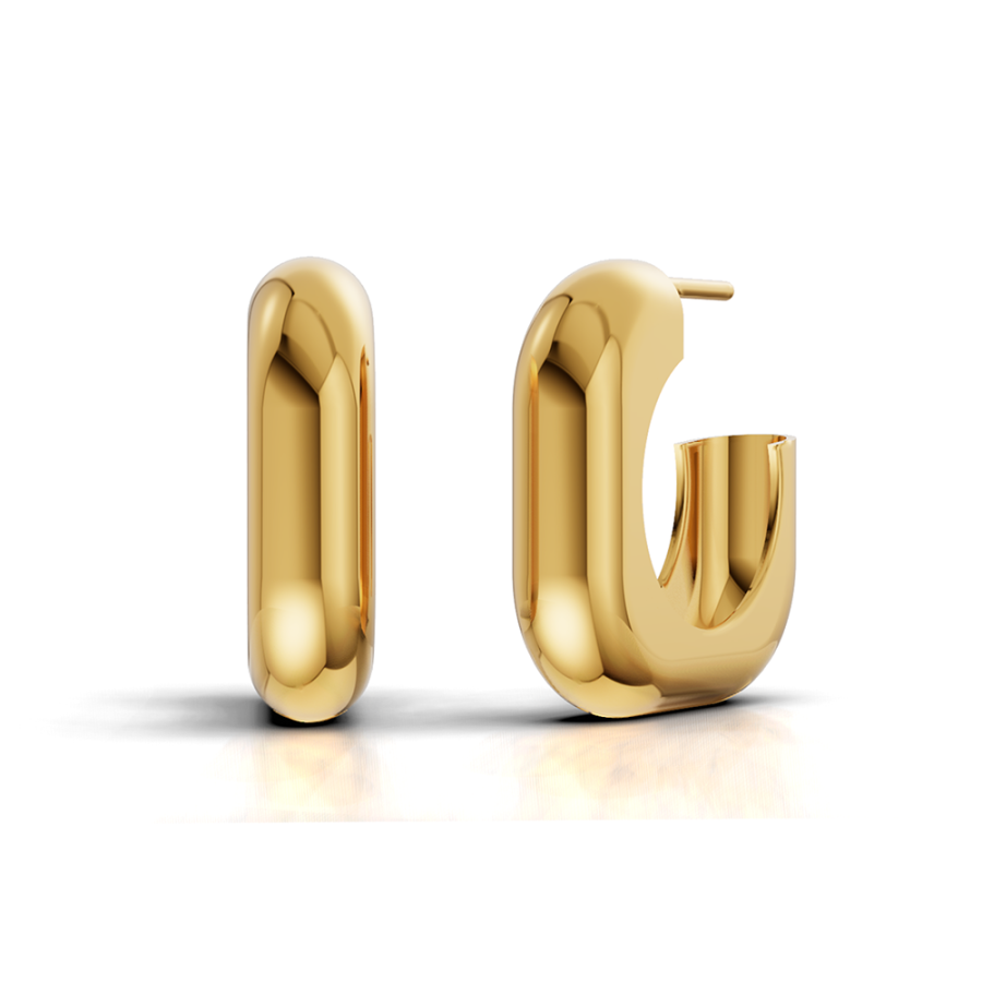 FRAME HOOP EARRINGS