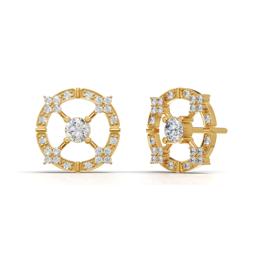 DIAMOND BLOOM EARRINGS