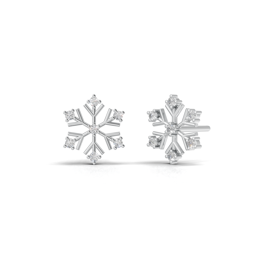 SNOWFLAKE DIAMOND EARRINGS