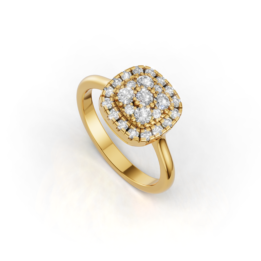 MOSAIC ZIRCON RING