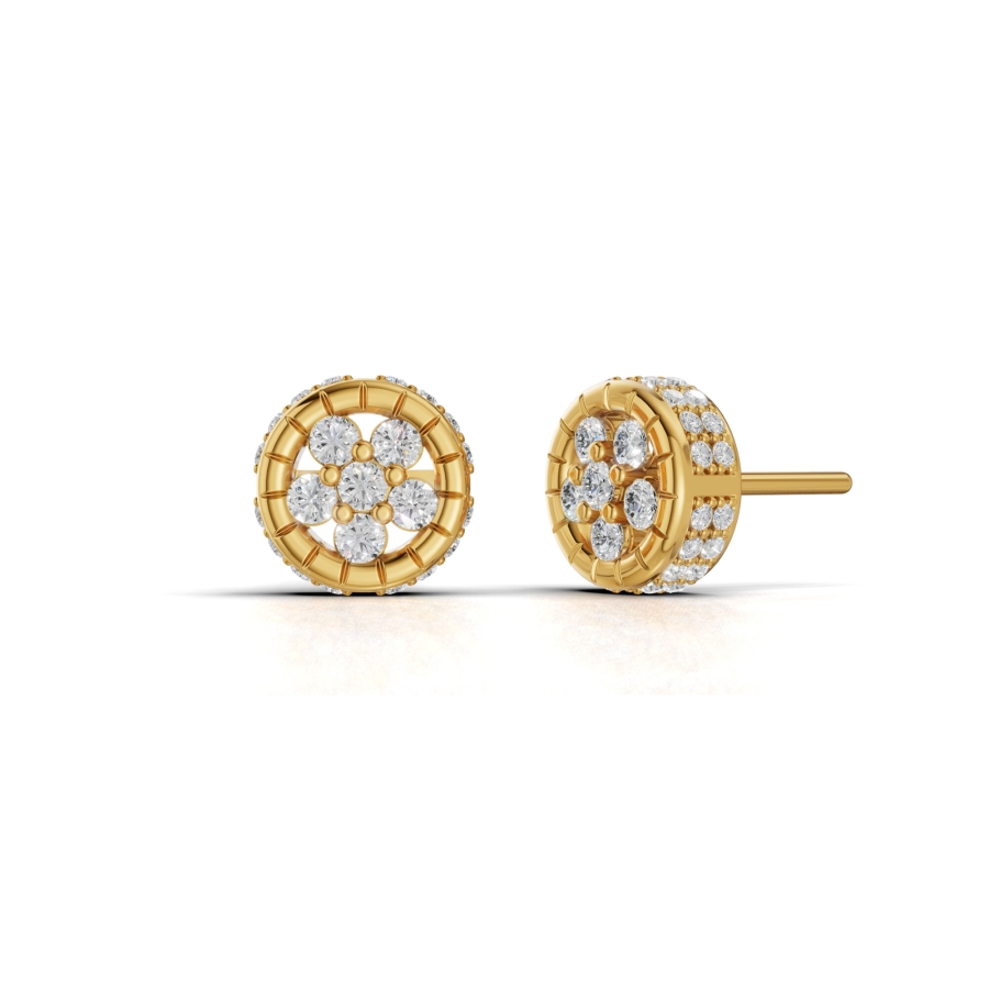 DIAMOND CREST EARRINGS