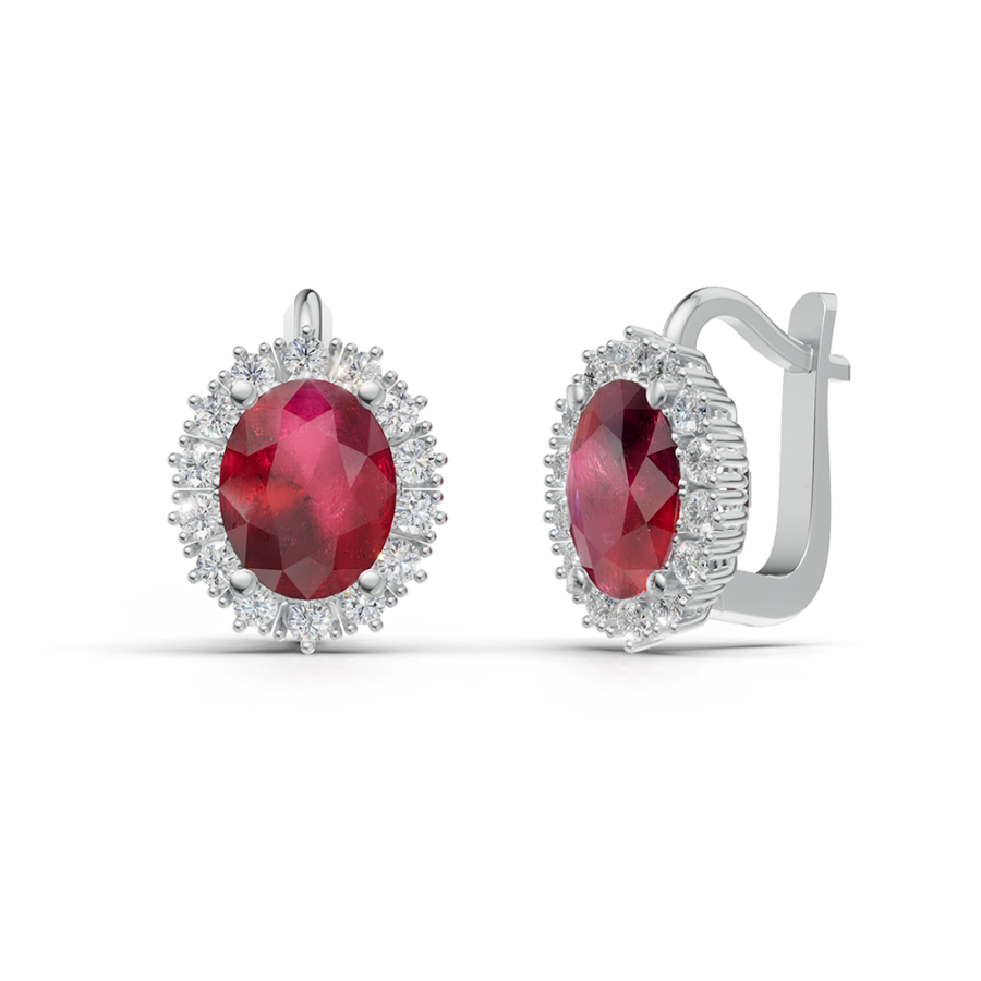 RUBY ROYAL EARRINGS