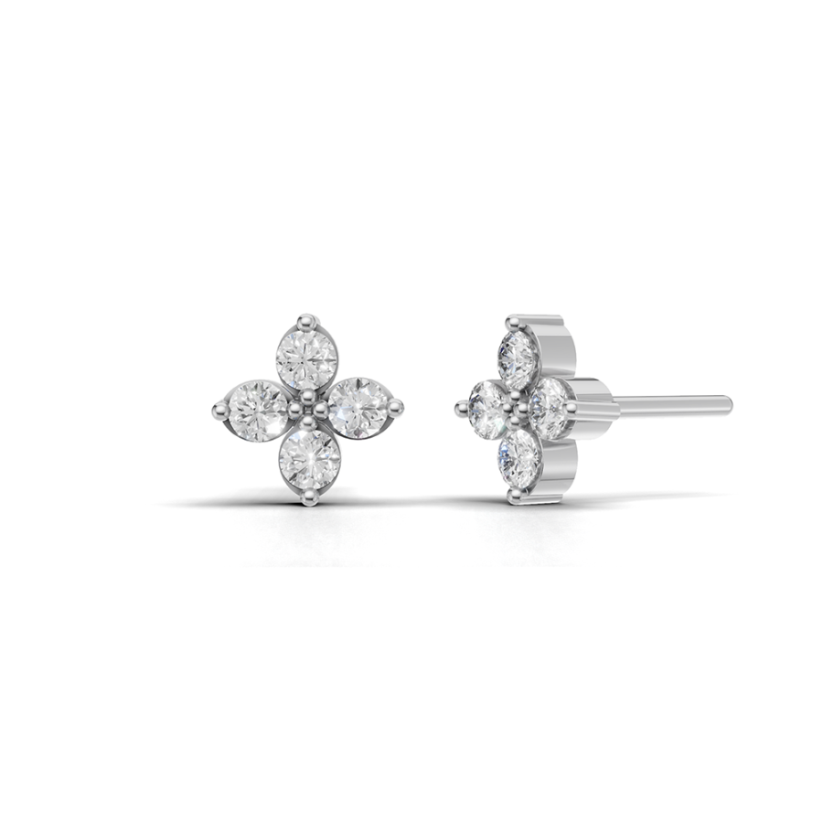 PETAL STUD EARRINGS