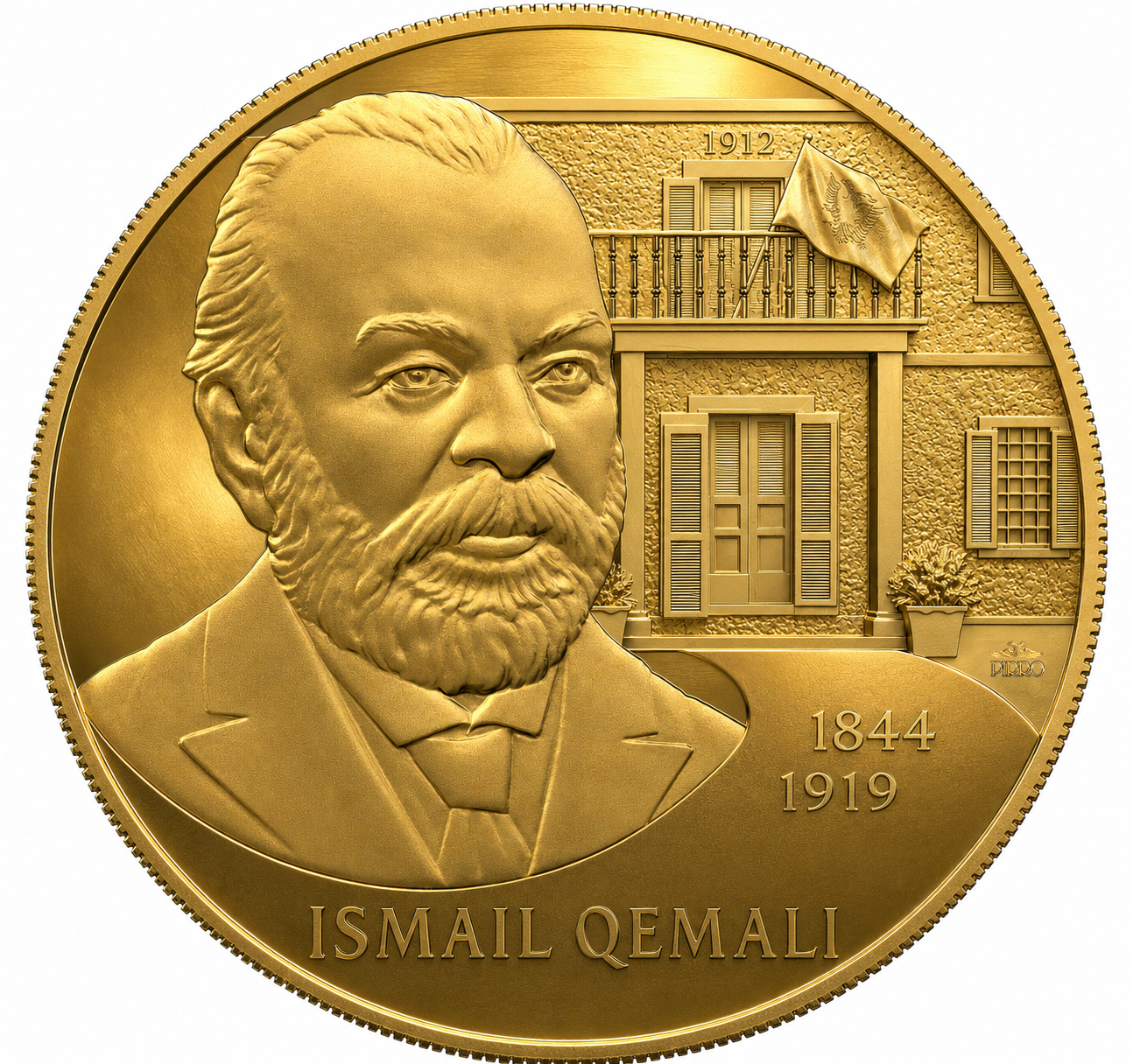 ISMAIL QEMALI ARTISTIC COIN