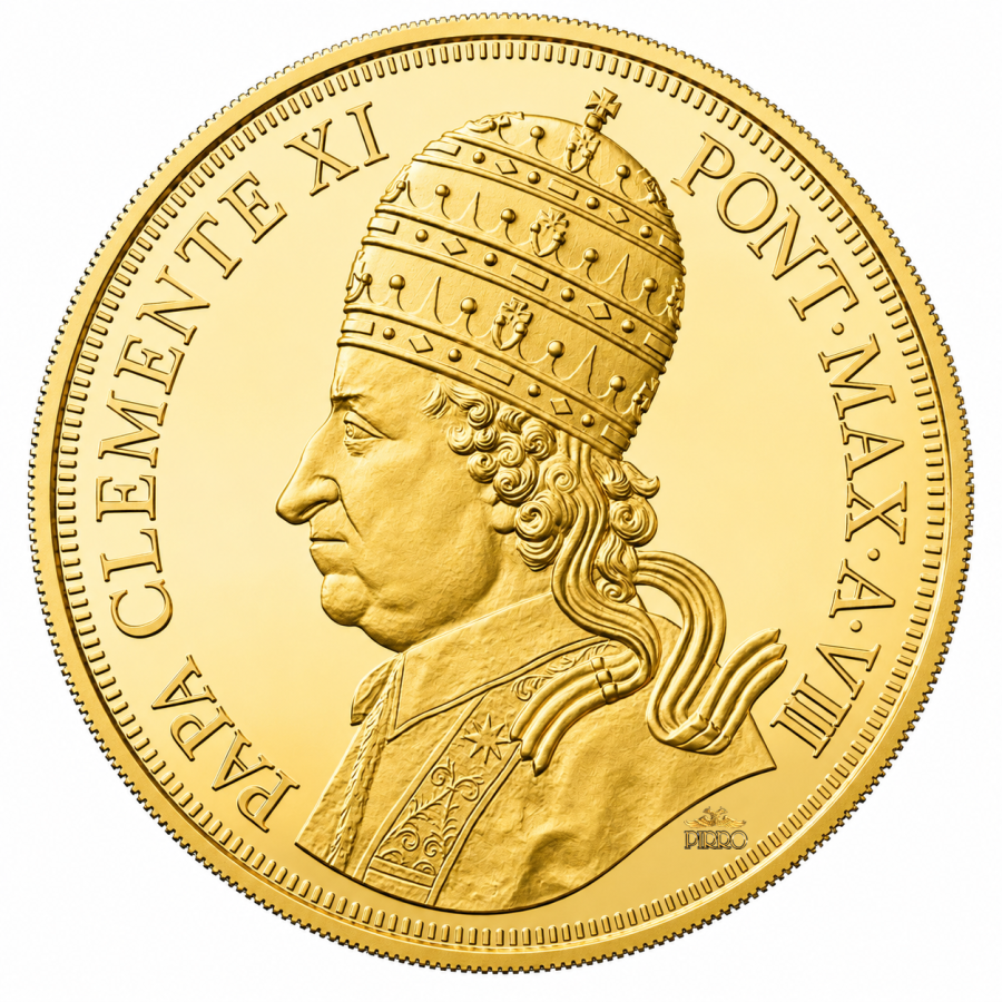 POPE CLEMENT XI ARTISTIC COIN
