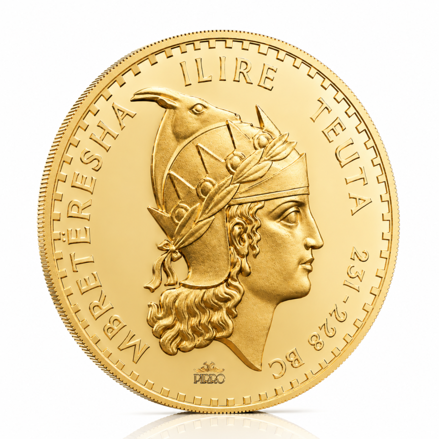 ILLYRIAN QUEEN TEUTA ARTISTIC COIN