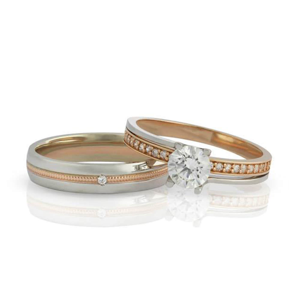 ROSE GOLD BRIDAL SET 