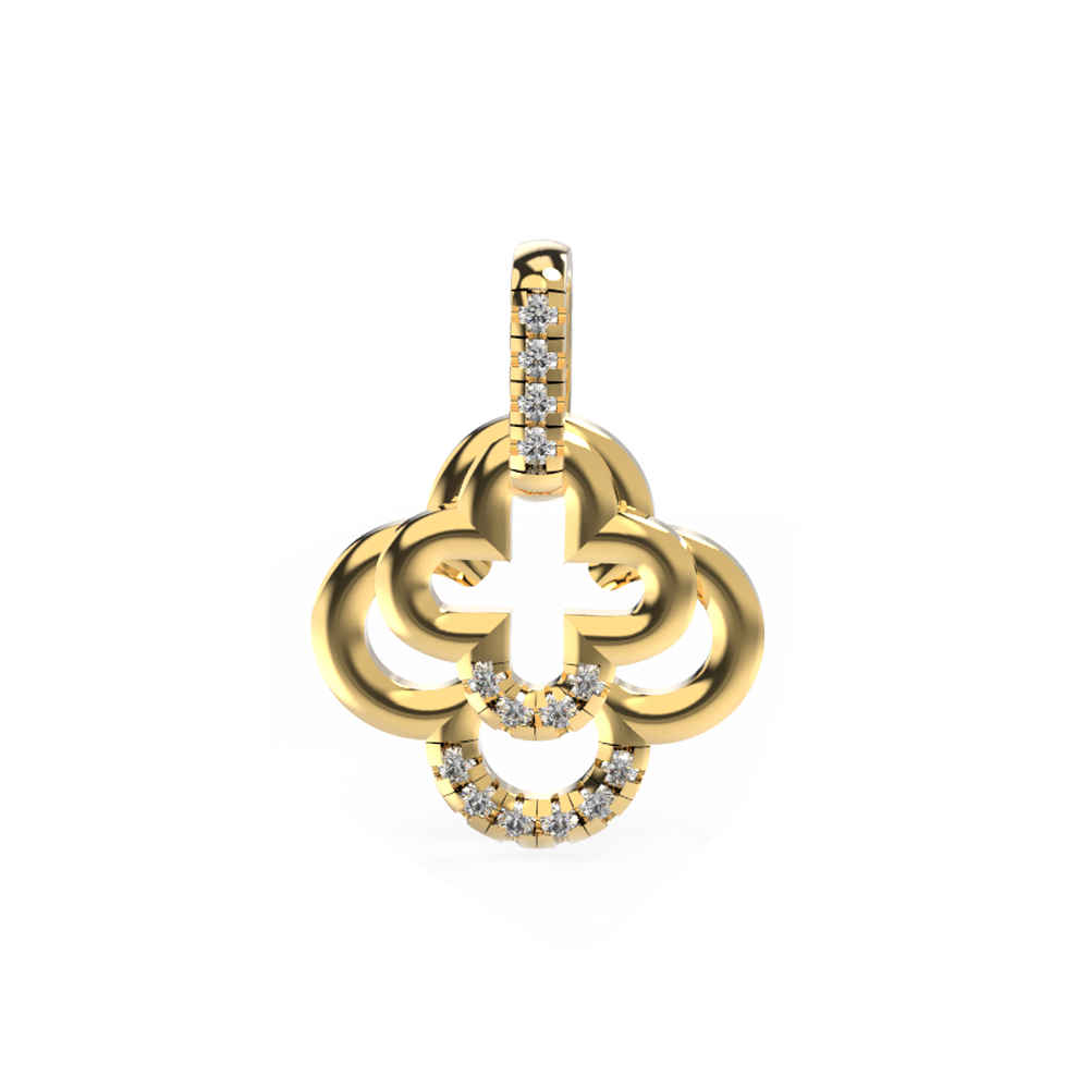 DOUBLE CLOVER PENDANT
