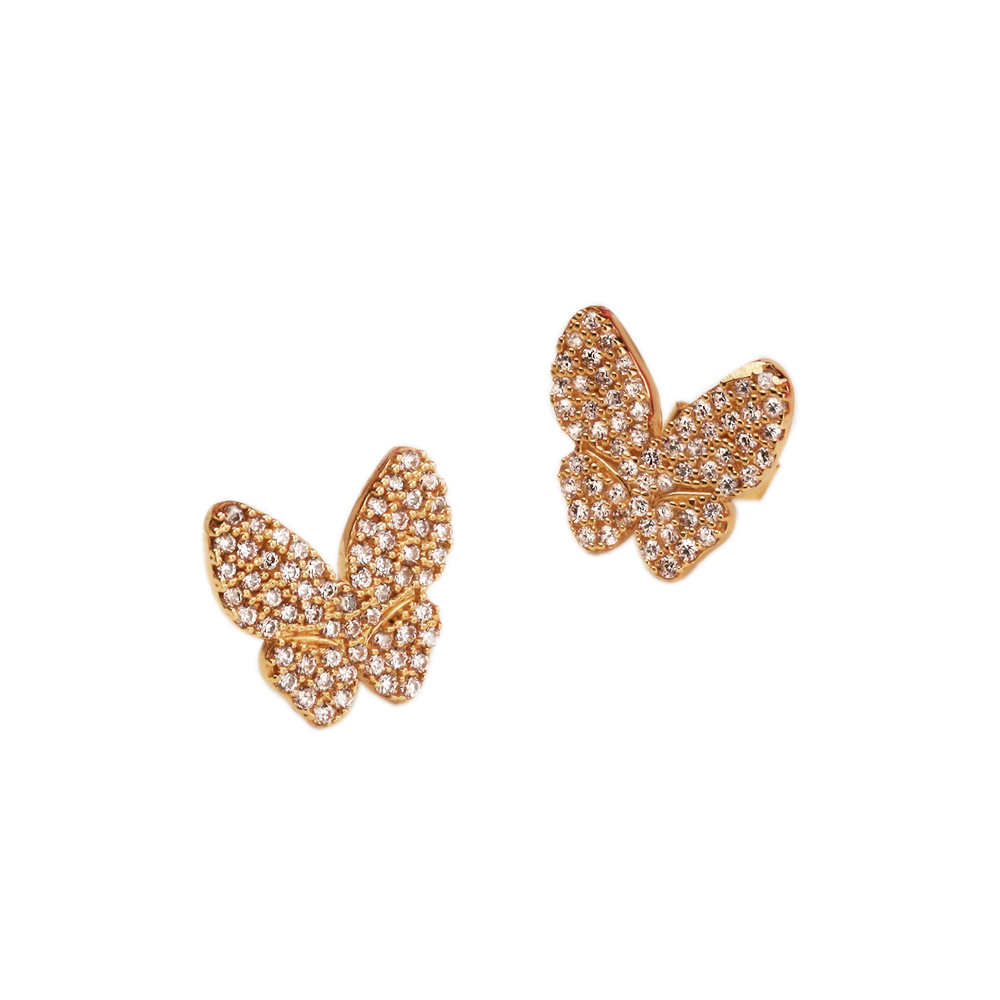 BUTTERFLY ZIRCONIUM EARRINGS