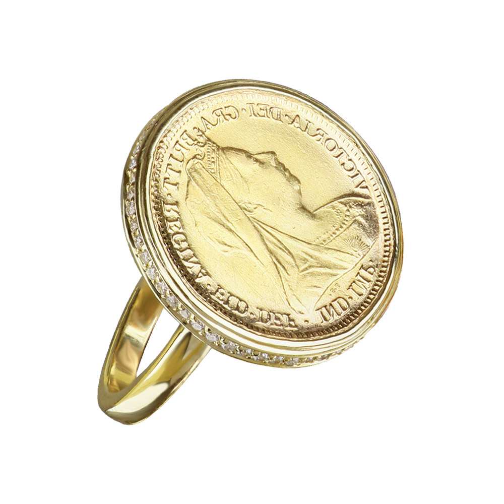 COIN WOMENS RING