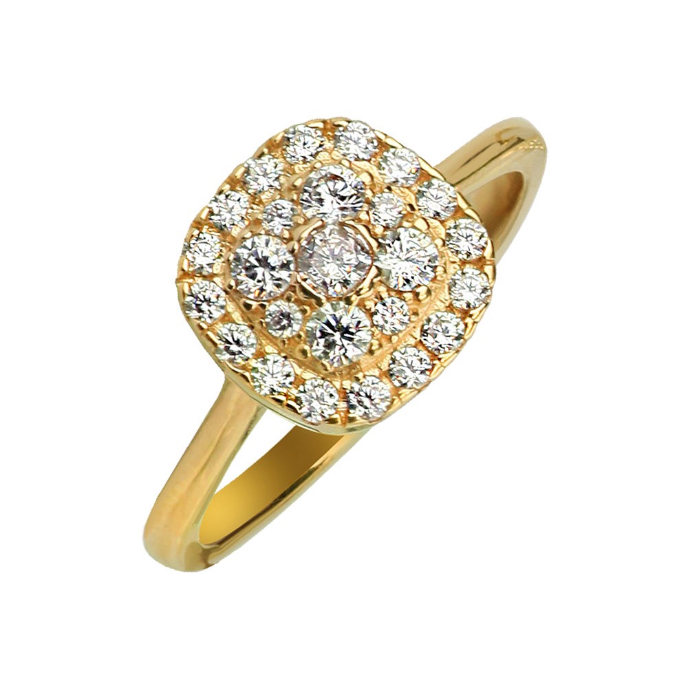 WHITE ZIRCONIUM WOMENS  RING