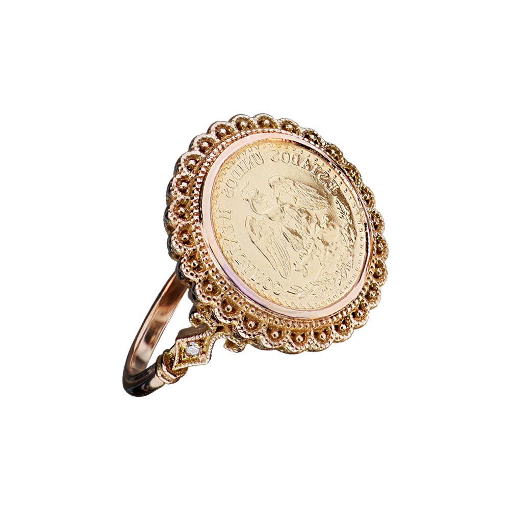 ATEA COIN WOMENS RING