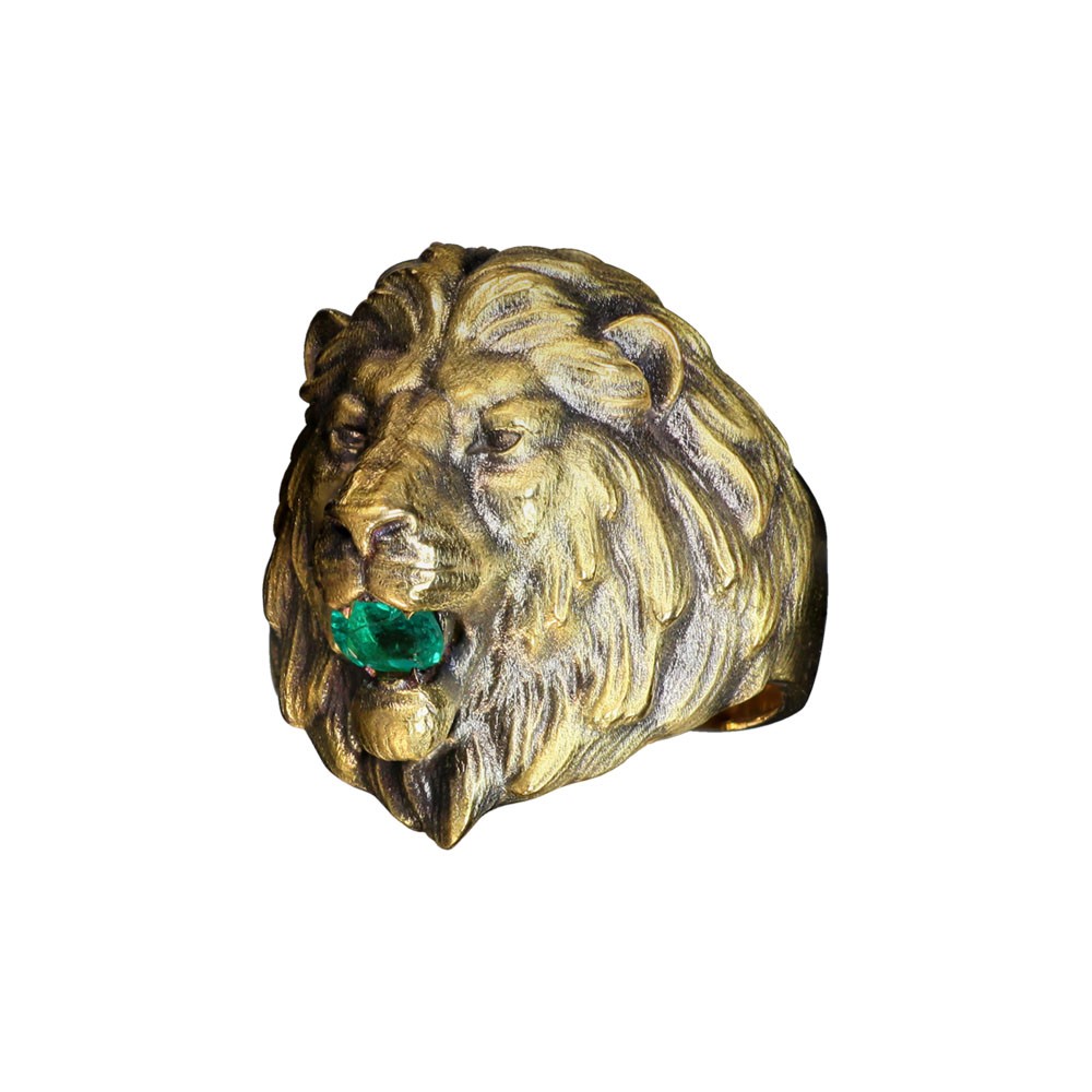  LION HEAD MEN RING