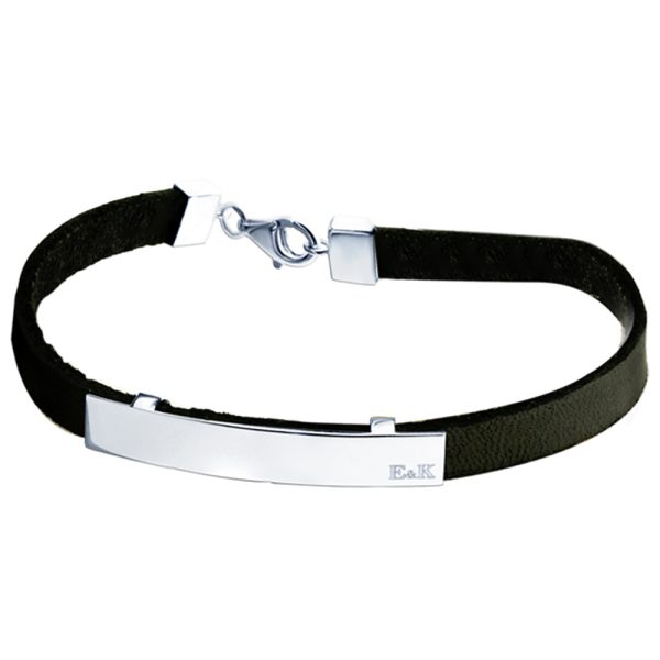 MEN CLASSIC RUBBER PERSONALIZED BRACELET