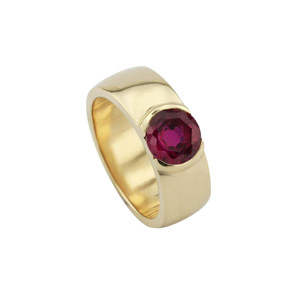CLASSIC RUBY WIDE BAND 