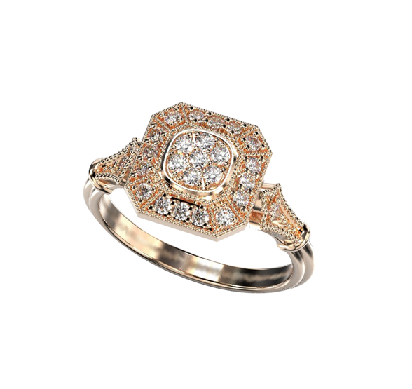 ANTIQUE SOLITAIRE