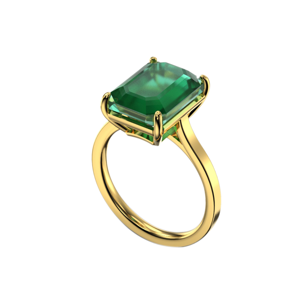CLASSIC EMERALD RING