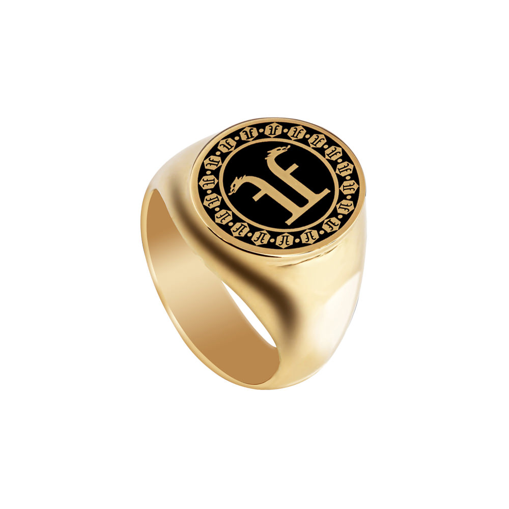 MEN PERSONALISED ROSE GOLD RING