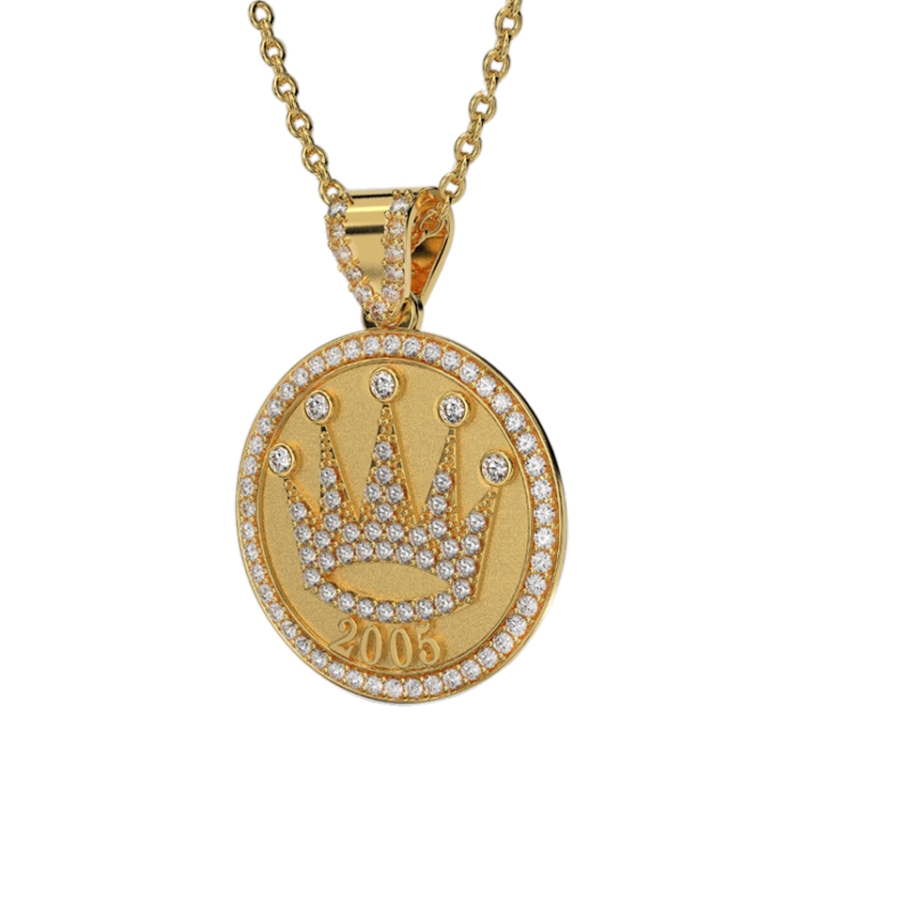 PERSONALIZED PENDANT CROWN