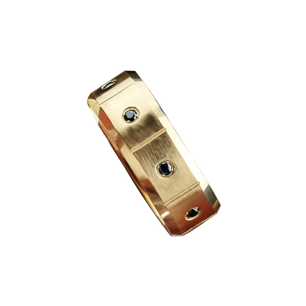 ROSE BLACK ZIRCON BAND 