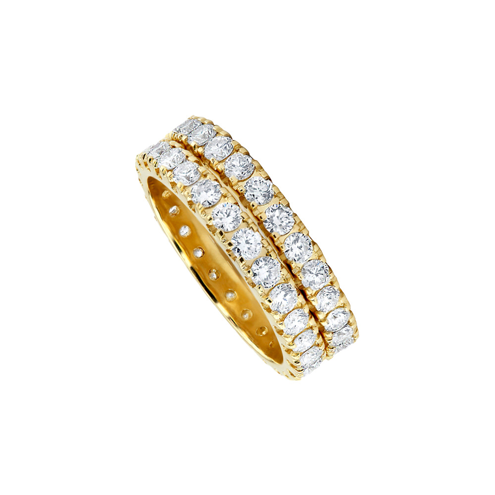 CLASSIC FOUR PRONGS ETERNITY BANDS 