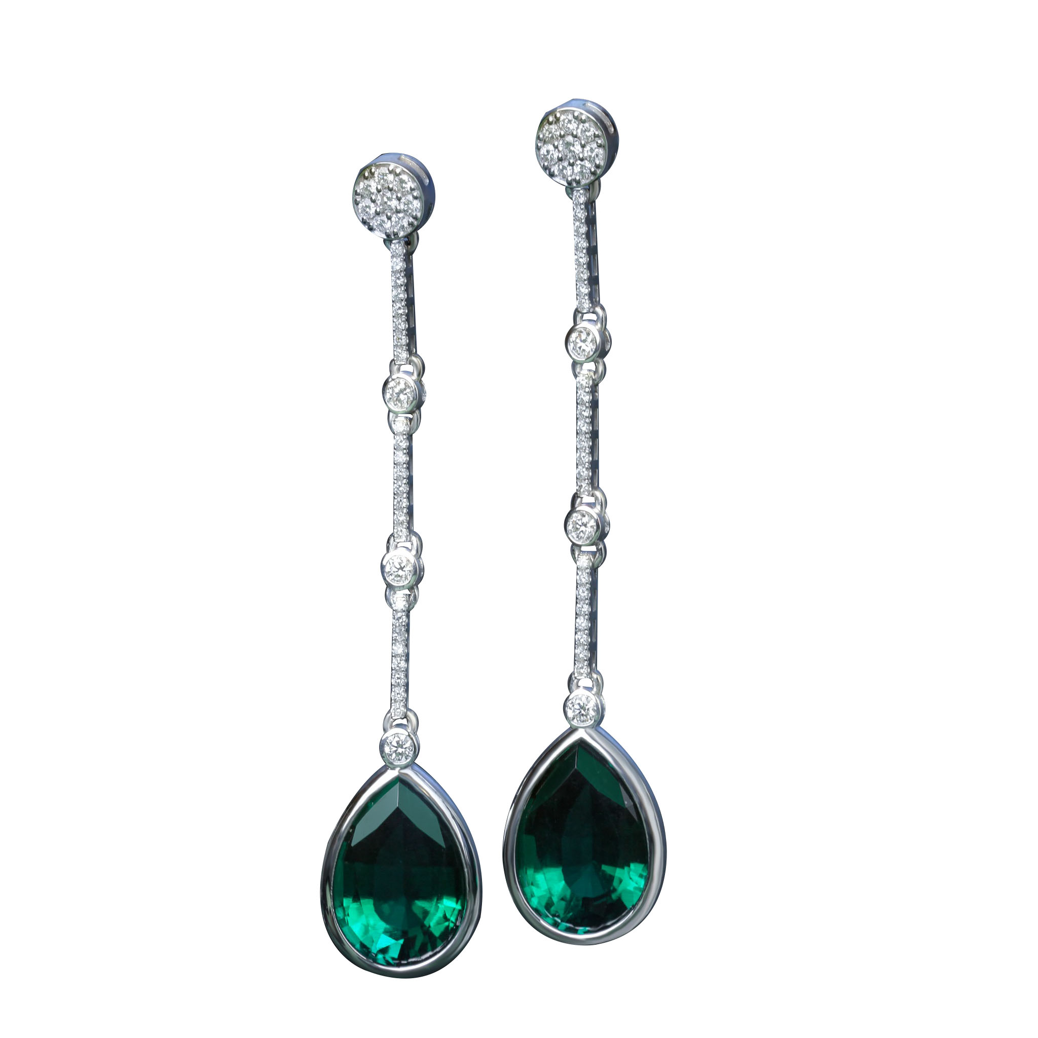 Emerald Tear Drops