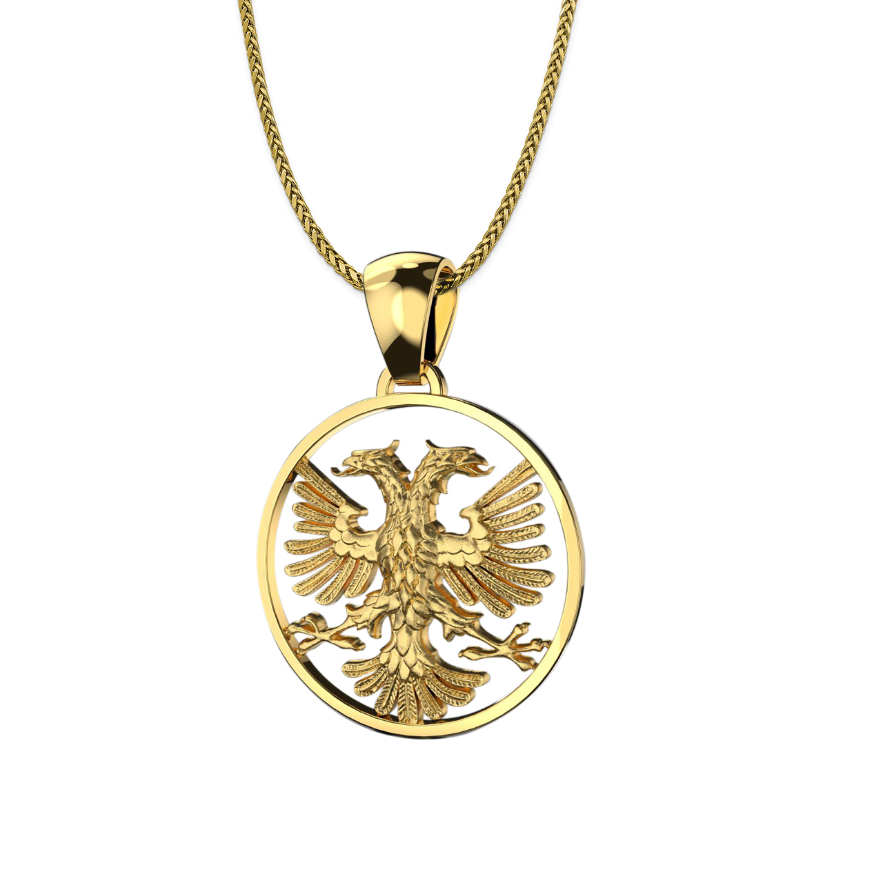 DOUBLE HEADED EAGLE OF THE ALBANIAN FLAG 