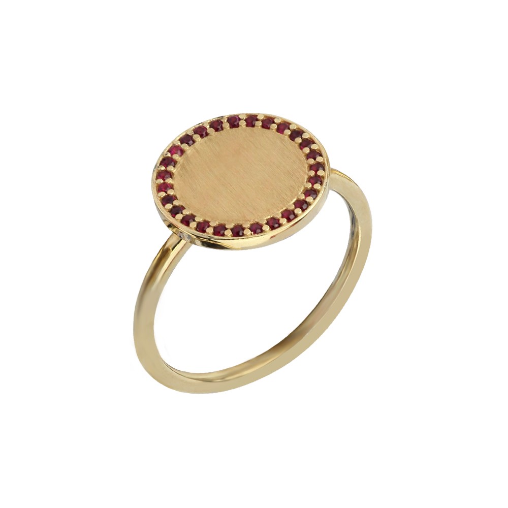 PERSONALIZED RUBY RING