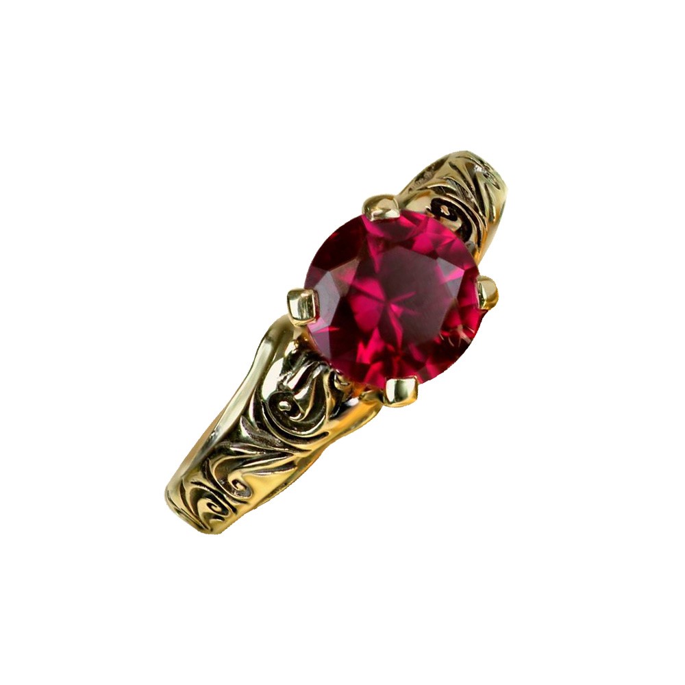 ANTIQUE RUBY RING