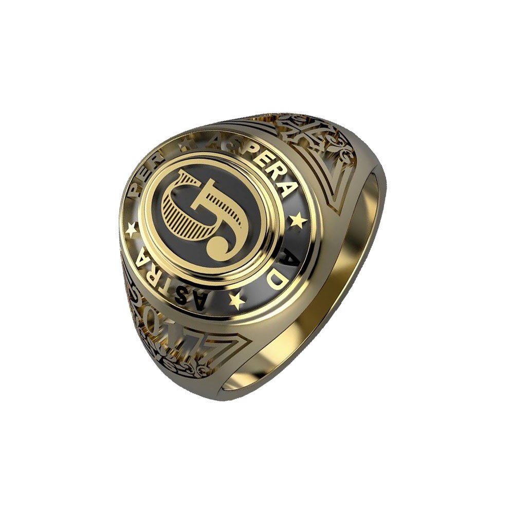 PERSONALISED MEN RING 