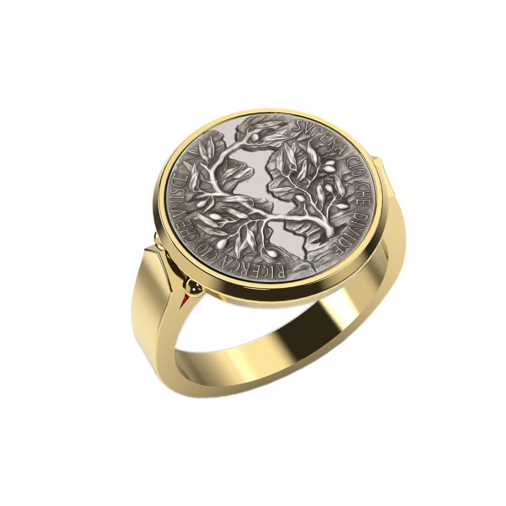 TREE OLIVE PERSONALIZED RING