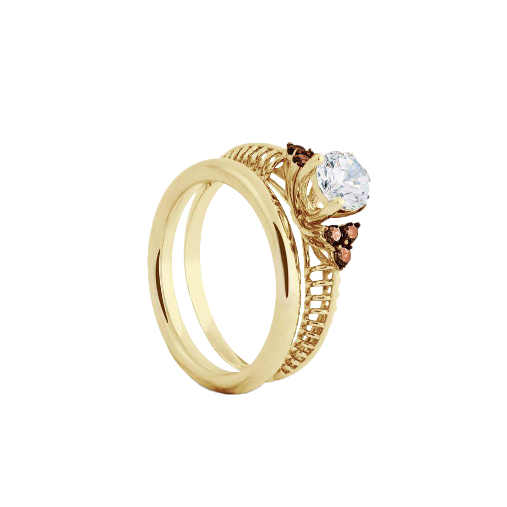 BRIDAL YELLOW GOLD SET 