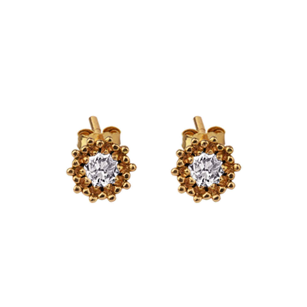 ROSE FLORAL EARRINGS 