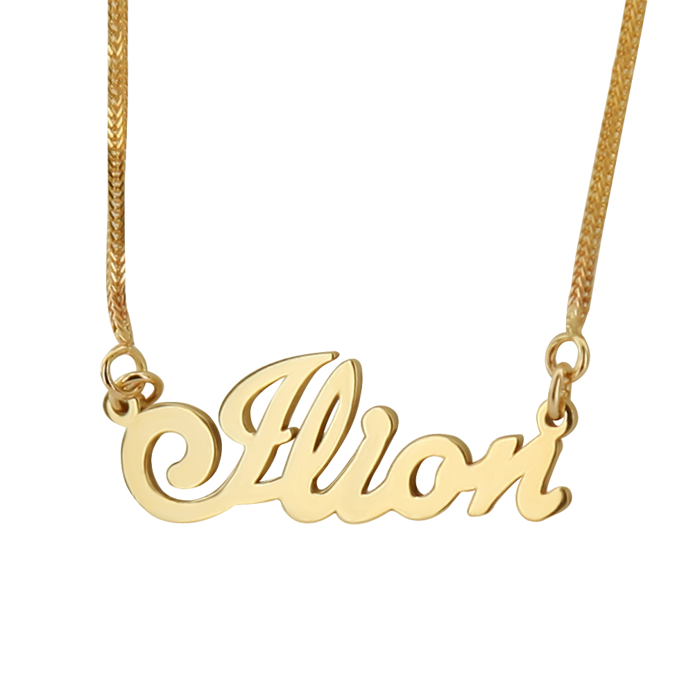 PERSONALIZED GOLD NAME NECKLACE