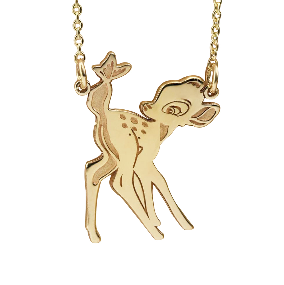 BAMBI YELLOW GOLD NECKLACE